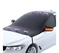 Car Winter Windscreen Snow Covers Replacement for Hyundai Veracruz 2007 2008 2009 2010 2011 2012 7seats, Car Windshield Cover with Rearview Mirror and Side Windows Cover,A/Black(normal/A/Black)