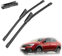 Car Wiper Blade Set, Windshield Wipers For Renault Logan 2015 2016 2017 2018 2019 2020 2021 2022, Windscreen Wiper Blade Kit Full Set Front Wipers