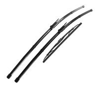 Car Wiper Blades Compatible With A3 8P 2005 2006 2007 2008 2009 2010 2011 2012 Front Rear Wiper Blades Set Windshield Windscreen Window 24"+19"+13"