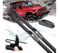Car Wiper Blades,For JEEP,For Wrangler JL 2018-2020 Front Window Windscreen Windshield Car Accessories 2019 Wipers (Color : A),A