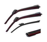 Car Wiper Blades for VW T-ROC 2017-2024, Double Rubber Front Rear Wiper Blades, Windshield Wiper Blades Hatchback 26"+20"+13"