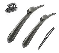 Car wiper Car Wiper Compatible with Fiat Stilo Hatchback 2001-2007 Wipers Auto Windshield 21"19"13"(3 wipers)