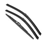 Car Wiper Compatible With For A3 For 8P For Hatch 2003-2004 Car Wiper Front Rear Blades Set Car Windscreen Wiper Blades 24"+19"+14"
