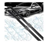 Car Wiper Front Rear Blades Set Compatible for C-Klasse W205 C180 C200 C220 C250 C300 2015 2016-2020 22in+ Back Windscreen Wipers Assembly Replacements Blade Kit Clean the windshield