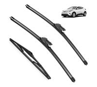 Car Wiper Front Rear Blades Set Compatible for CHR 2016-2023 Back Windscreen Wipers Assembly Replacements Blade Kit Clean the windshield