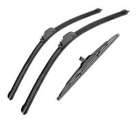 Car Wiper Front Rear Blades Set Compatible for CRV 2001-2006 Back Windscreen Wipers Assembly Replacements Blade Kit Clean the windshield