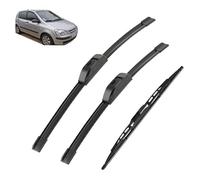 Car Wiper Front Rear Blades Set Compatible for Getz 2002-2009 Back Windscreen Wipers Assembly Replacements Blade Kit Clean the windshield