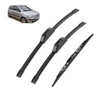 Car Wiper Front Rear Blades Set Compatible for Hyundai Getz 2002-2009 Back Windscreen Wipers Assembly Replacements Blade Kit Clean the windshield