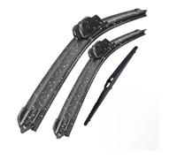 Car Wiper Front Rear Blades Set Compatible for Hyundai Solaris RB Hatchback 2010-2017 26in+16in+11in Back Windscreen Wipers Assembly Replacements Blade Kit Clean the windshield