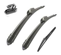 Car Wiper Front Rear Blades Set Compatible for Toyota RAV4 XA50 2019-2021 Back Windscreen Wipers Assembly Replacements Blade Kit Clean the windshield