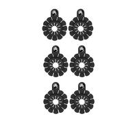 Car Wiper Hole Protector Compatible with Citroen C2 2003 2004 2005 2006 2007 2008 2009, Silicone Windshield Wiper Arm Hole Protector Cover, Auto Exterior Accessories, 6PCS,Black