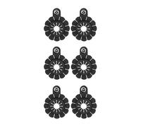 Car Wiper Hole Protector Compatible with Mazda2 2011 2012 2013 2014 2015 2016 2017 2018, Silicone Windshield Wiper Arm Hole Protector Cover, Auto Exterior Accessories, 6PCS,Black