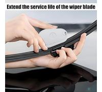 Car Wiper Repair - 2.64in Cutter with Polisher | ABS Rubber Regroove Tool with Silicon Sandpaper | Portable Restorer for RV Truck Trailer | Visibility Enhancer for Rain Mud Fog Dust