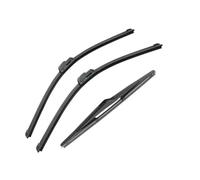 Car Wiper Set For Picanto For SA MK1 For Hatchback 2004-2006 2007 2008 2009 2010 2011 Car Front Rear Wiper Blade Rubber Windshield Windscreen(3 PCS)