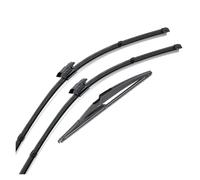 Car wipers For Captur Kaptur 2016-2019 26"+16"+12" Wiper Front & Rear Wiper Blades Windshield Windscreen Window Brushes Wiper Replacement Blades