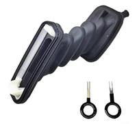 Car Wire Harness Door Tube Rubber 30x30mm Black | 30x30mm size, black rubber, dust- for proof design, easy install, protects wiring harness