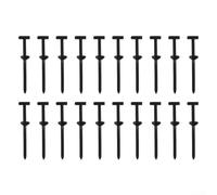 Car Wire Organizer Kit 9cm Push-In Zip Ties Black(20Cable tie buckle)