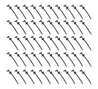 Car Wire Organizer Kit 9cm Push-In Zip Ties Black(50Cable tie buckle)