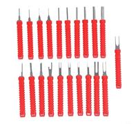Car Wire Repair Tool Kit 21PC for Connectors(Red) | High-carbon steel build, anti-slip handles, rust resistant, grip, precise control