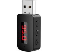 Car Wireless Adapter Bluetooth 5.4 Transmitter Receiver with Microphone, USB Power Audio AUX Adapter for Car Audio Music Hands Free