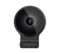 Car Wireless Charger - 15W Fast Charge Magnetic Clip 360 Degree Rotatable,15W Wireless Car Mount Charger with AUX Audio Input,for Automobile Truck Vehicle Home Office Air Vent