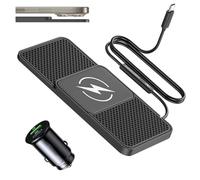 Car Wireless Chargers for Jaguar F-Pace E-Pace F-type I-Pace 2015-2025,Wireless Fast Charging Charger Mat Non-Slip Charging Pad Magnetic Charging Pad Car Travel Accessories,B Type-C plug