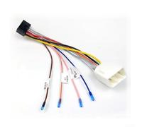 Car Wiring Harness Adapter, 16 Pin, Stereo Power Cord Connector, Quick Installation, ABS Material, For Star Vehicle Audio Upgrade