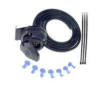 Car Wiring Harness Trailer Accessories European 7-pin Waterproof Socket RV Plug Adapter 2 Meter Tail Light Connection Cable