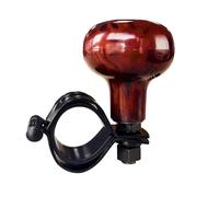 Car Woodgrain Steering Wheel Spinner Knob, Smooth ABS Aids Knob, Universal Ball Power Handle Spinner Fit for Cars, Semis, Trucks, Forklifts, Tractors, Boat and Golf Cars