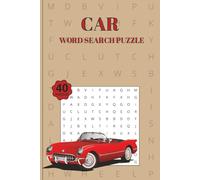 Car Word Puzzle: Word Search With Easy to Read Print about Car, Automotive, Automotive Parts and More | 6x9 inches, 80 pages | 40 Puzzles | For Adults, Teens, Seniors