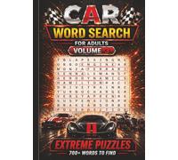 Car Word Search for Adults - Volume 3: Extreme Puzzles for Experts | Supercars, Motorsports & Advanced Car Terms