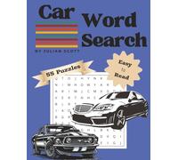 Car Word Search Puzzle Book: 55 Fun and Challenging Automotive-Themed Word Puzzles for All Ages - Great for Kids, Adults, and Seniors to Boost Memory and Relax