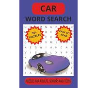 Car Word Search Puzzle Book: Word Searches with Easy to Read Print about Car, Car Parts and More | 6x9 inches, 110pages | 50+ Puzzles ... Gift for Vacations, Holidays and Free Time