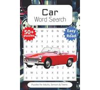 Car Word Search Puzzle Book: Word Searches with Easy to Read Print about Cars, Automotive, Engines and More | 6x9 inches, 110 pages | 50+ Puzzles ... Gift for Vacations, Holidays and Spare Times
