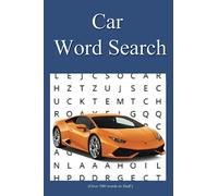 Car Word Search Puzzles: Automobile Themed Puzzle Word Search, Gift for Car Lovers