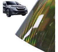 Car Wrap Pet Carbon Fiber | Carbon Fiber Protection Film Car Sticker,High-Toughness Stylish Interior Decoration for Adults Enhanced Vehicle Aesthetics