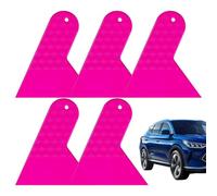 Car Wrap Tools - 5-Piece Anti-Slip Multi-Purpose Auto Tool | Window Tinting Kit | for Glass Automotive Furniture Interior Vehicle Body Holiday Birthday Party Offices Room (Fluorescent Powder)