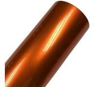 Car Wrap Vinyl Gloss Metallic Gunmetal Vinyl Wrap Candy Glossy Grey Car Film Sticker With Air Bubble Auto Motorcycle Wrapping Covering Foil Car Vinyl Wrap(Color:Orange,Size:20CM X 152CM)