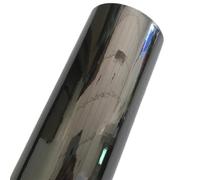 Car Wrap Vinyl Stretchable Teal Blue Chrome Mirror Vinyl Wrap Motorbike Scooter Car Sticker Decal Wrapping Car Vinyl Wrap(Color:Black,Size:50cm x 152cm)