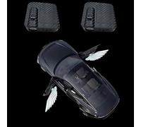 car Yufana Projector Light, LED Welcome Projection Light for Doors, Suitable for All Vehicles (Angel Wings Logo)