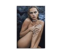 Cara Delevingne Canvas Poster Bedroom Decor Landscape Office Room Decor Gift 08x12inch(20x30cm)