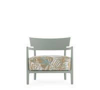 CARA MAT Liberty Obi Check Outdoor Armchair Green/Pewter