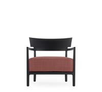 CARA MAT Outdoor Armchair Black/ Burgundy
