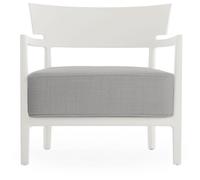 CARA MAT Outdoor Armchair White/ Gray