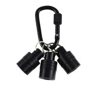Carabiner Bit Holder | Hex Shank Bit Holder | Quick Release Compact Workshop Drill Key Chain Carabiner for Electricians Construction Carpenters