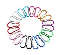 Carabiner Clip 20PCS Aluminum Alloy Keychain Clip Hook Lock Travel Hiking Camping Carabiner