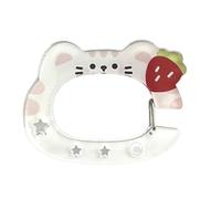 Carabiner Clip For Keys And Small Items Acrylic Pendant For Backpack Handbook Decoration Ita Bag Buckle Accessory Lightweight Travel Accessory