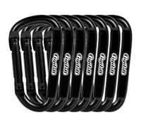 Carabiner Clip,Heavy Duty Carabiners,Large 3.14" 1543 lbs,Small 2.5" 900lbs for Camping, Hiking,Backpacking,Hammock,Dog Leash Harness,Carabiner for Keys,Outdoor Gym etc&Utility D Ring Shape