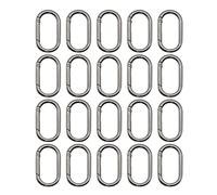 Carabiner Clip Hook - Zinc Alloy Carabiner, Multifunctional Outdoor Link, Portable Camping Accessory, 20-Piece For Athletes Set | Ideal Teens Youth Men Women Cyclists Boys For Adventure Hiking Trav