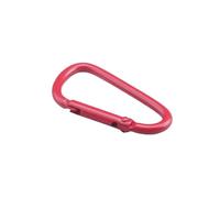 Carabiner Clips, Heavy duty hooks, 5-20Pcs/set Aluminum AlloyBuckle Camping Equipment Backpack Buckle Water Bottle Hanging Buckle Snap Hook Keychai(Dark Pink,4.5cm 10PCS)